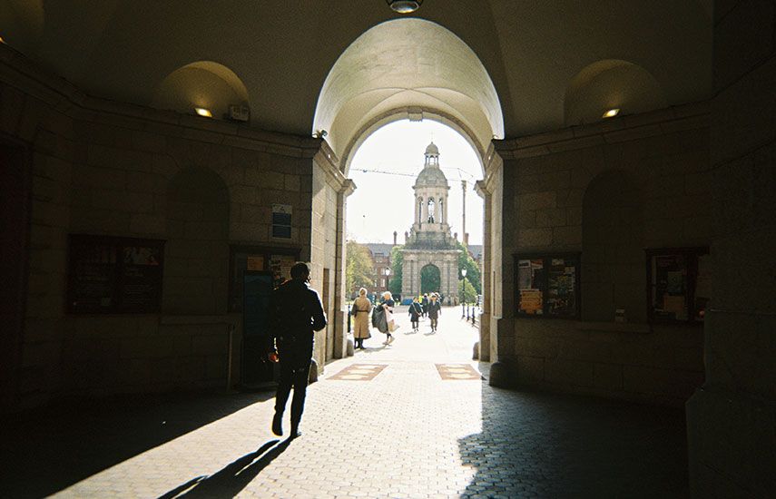 TCD front square kiosk